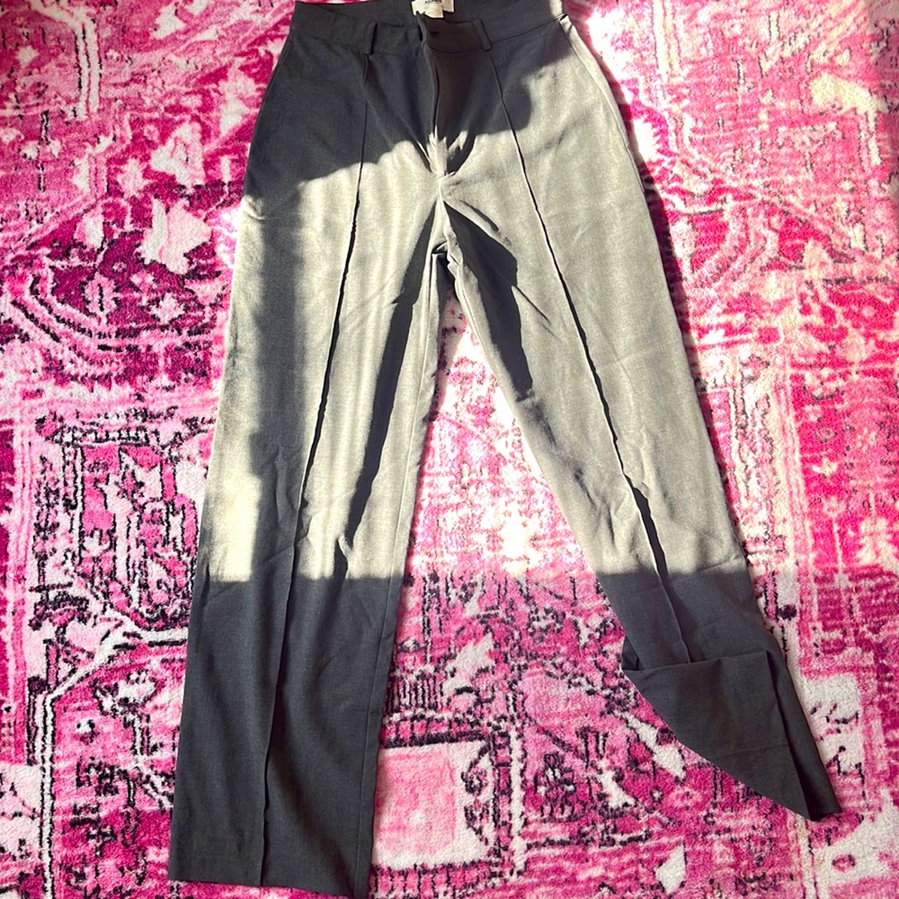 PULL&BEAR trousers, grey, size L(30), never worn